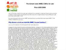 Tablet Screenshot of ambc.com